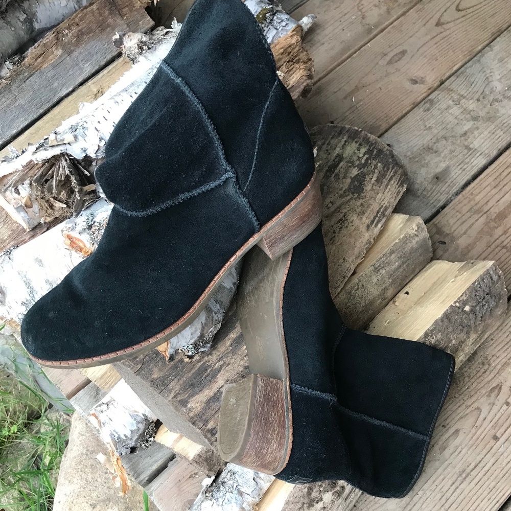 Ugg Australia Black Heeled Boots